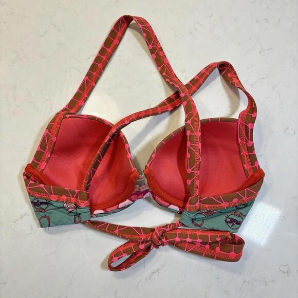 Maaji Turquoise, Magenta, Pink Bathing Suit Size Small - EUC - Picture 4 of 5